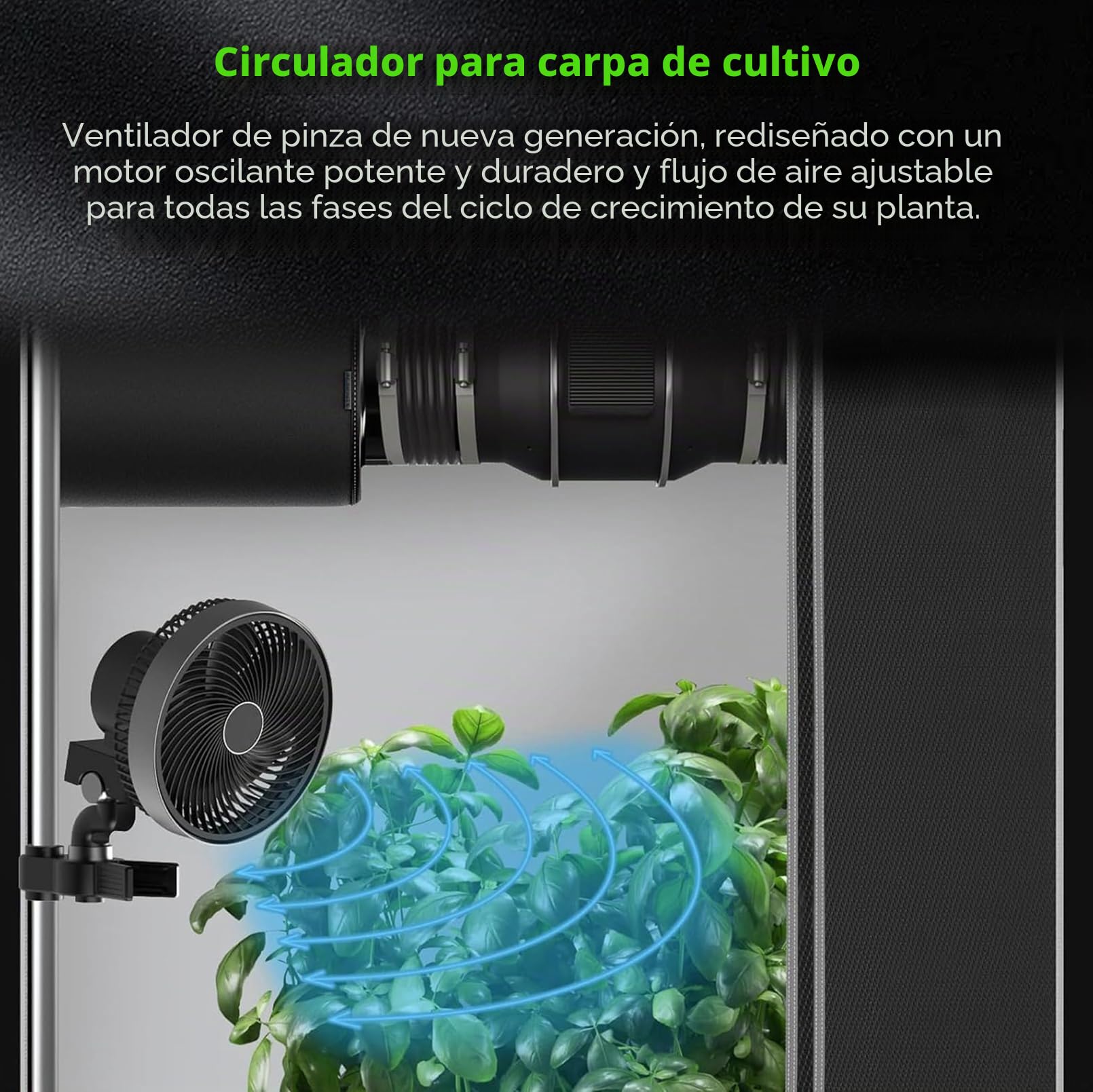 Armario de Cultivo Juego Completo Armario de Cultivo Kit 120x120x200cm con 200W LED Lámpara de Cultivo de Espectro Completo Regulable, Armario de Cultivo Kit Completo Hidroponía