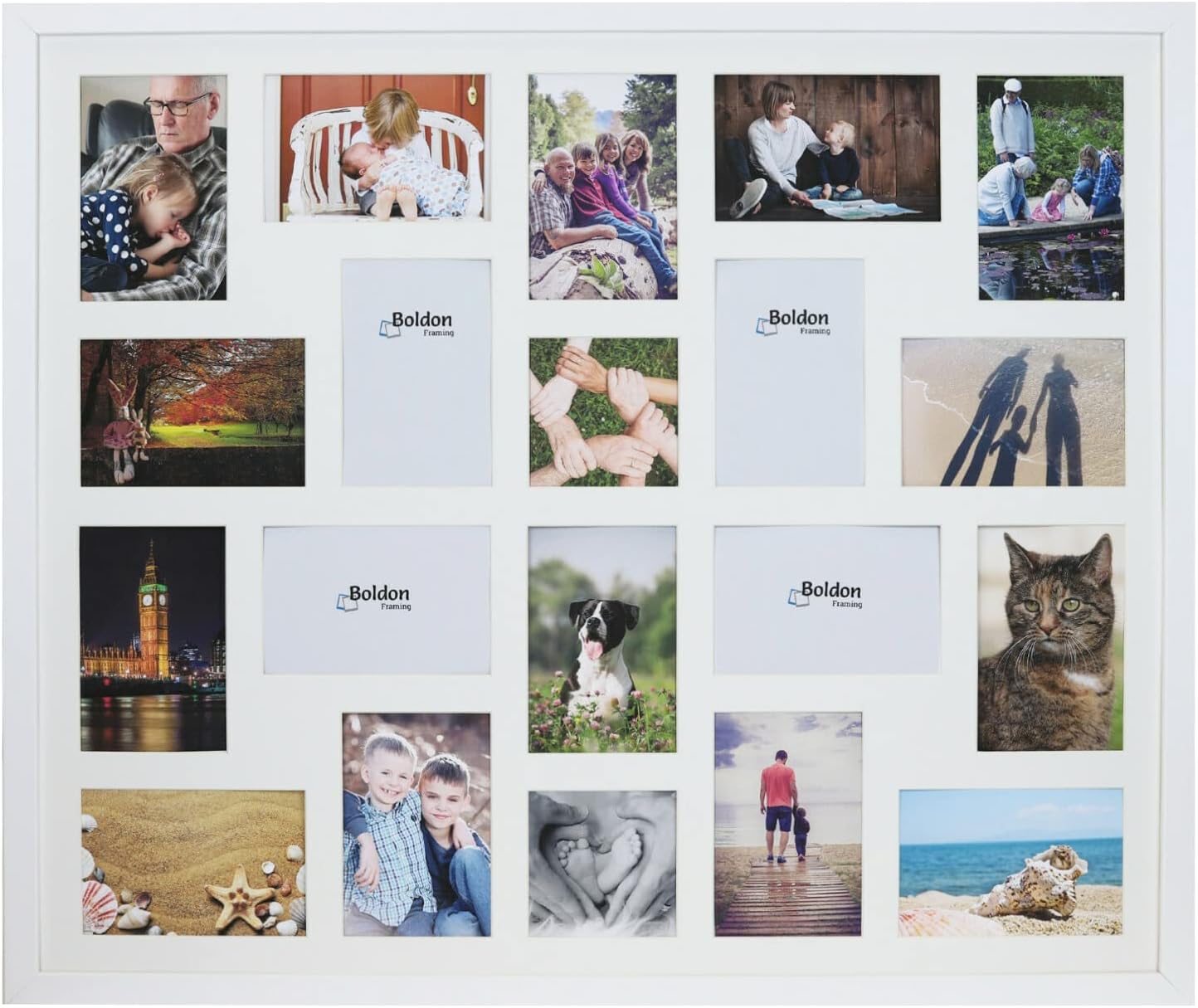 IKEA VAXBO Collage frame for 8 photos, white 13x18 cm Amazon.co.uk Home & Kitchen