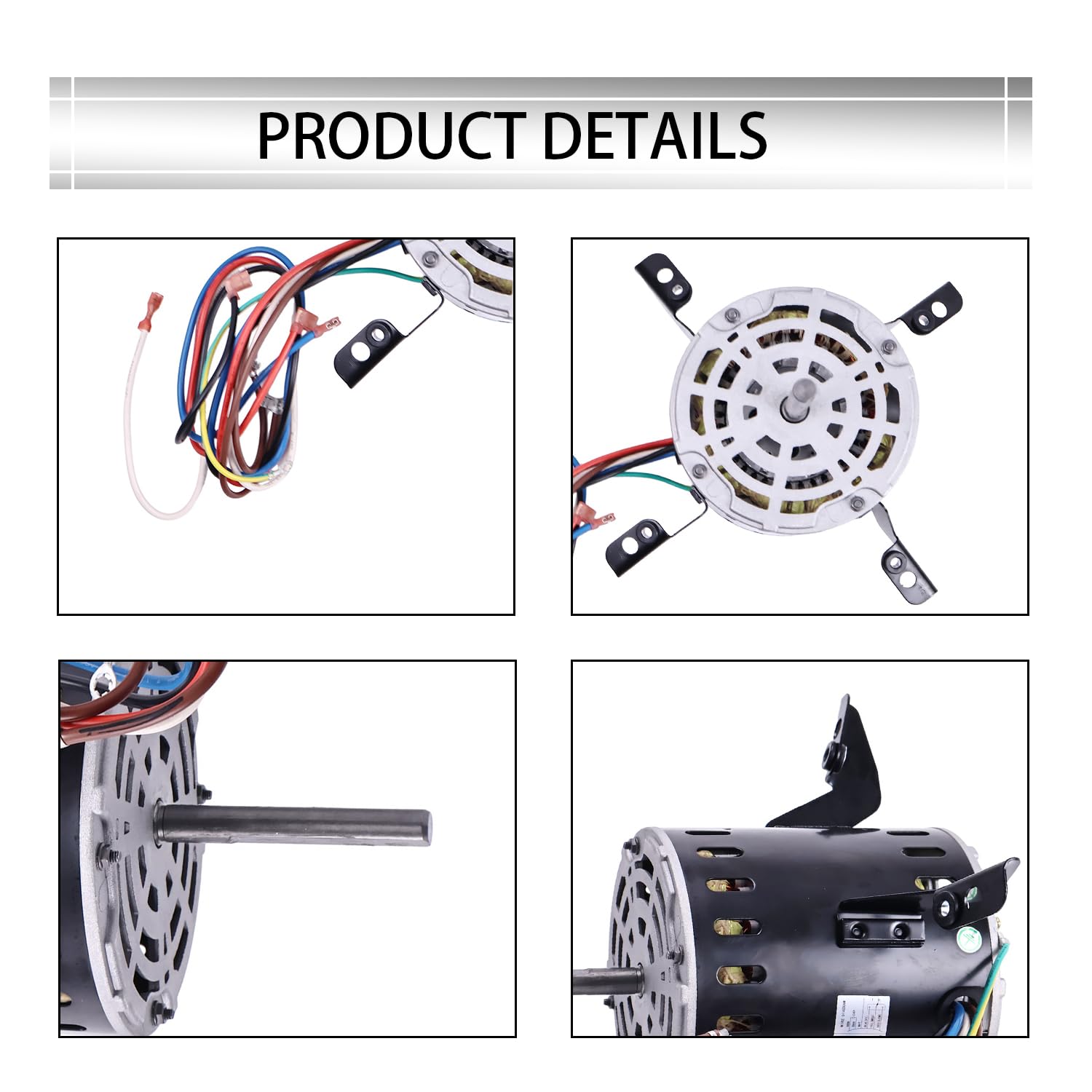 82113 Blower Fan Motor 5KCP39PGV623C HC45TE113 Y7L623F515S HB46TR113 HC24HE230 HC45TQ113 Compatible with Carrier Bryant Payne 3/4 HP