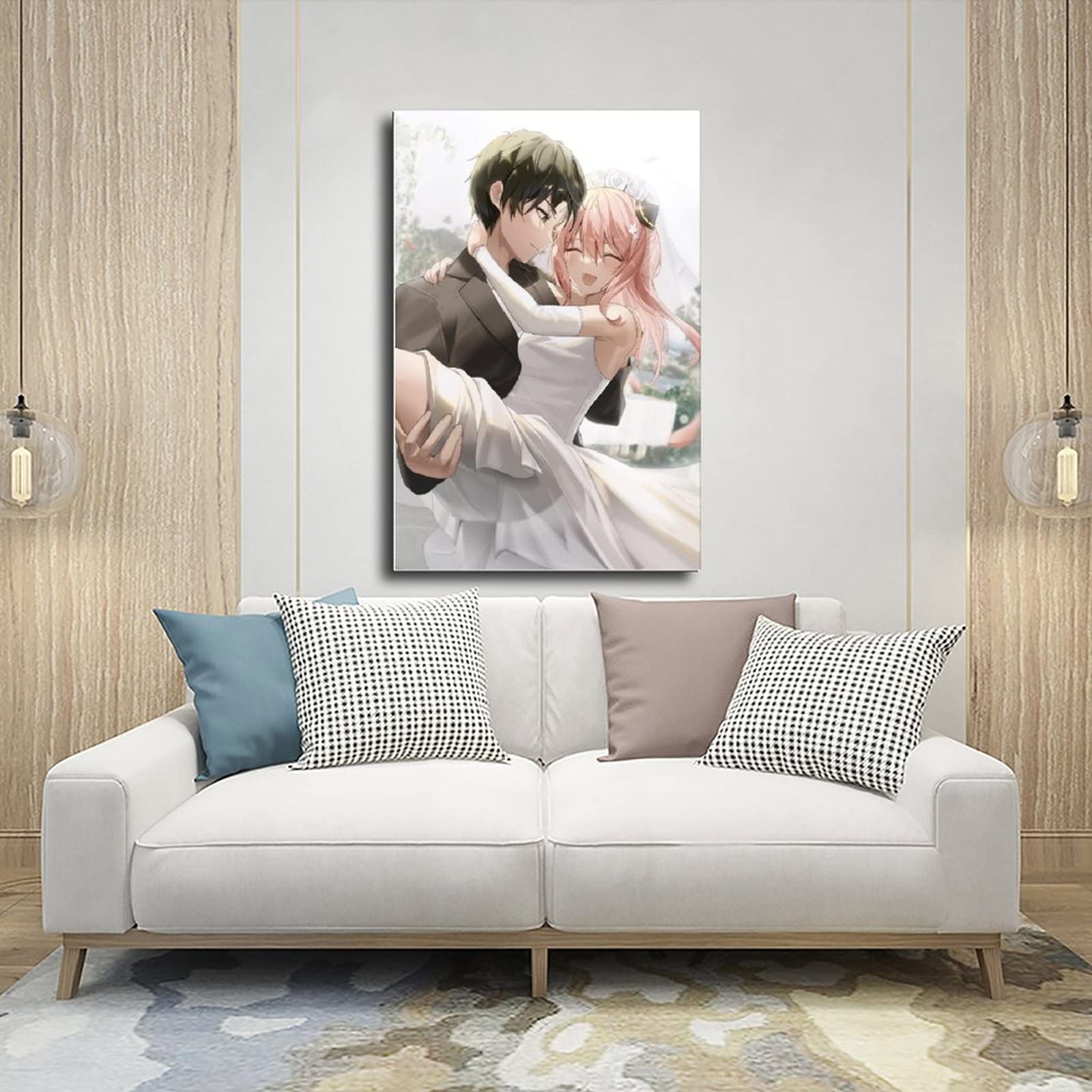 Poster Anime Spy X Family Yor Forger – Toile 20x30 Cm, Déco Murale Salon Ou Chambre
