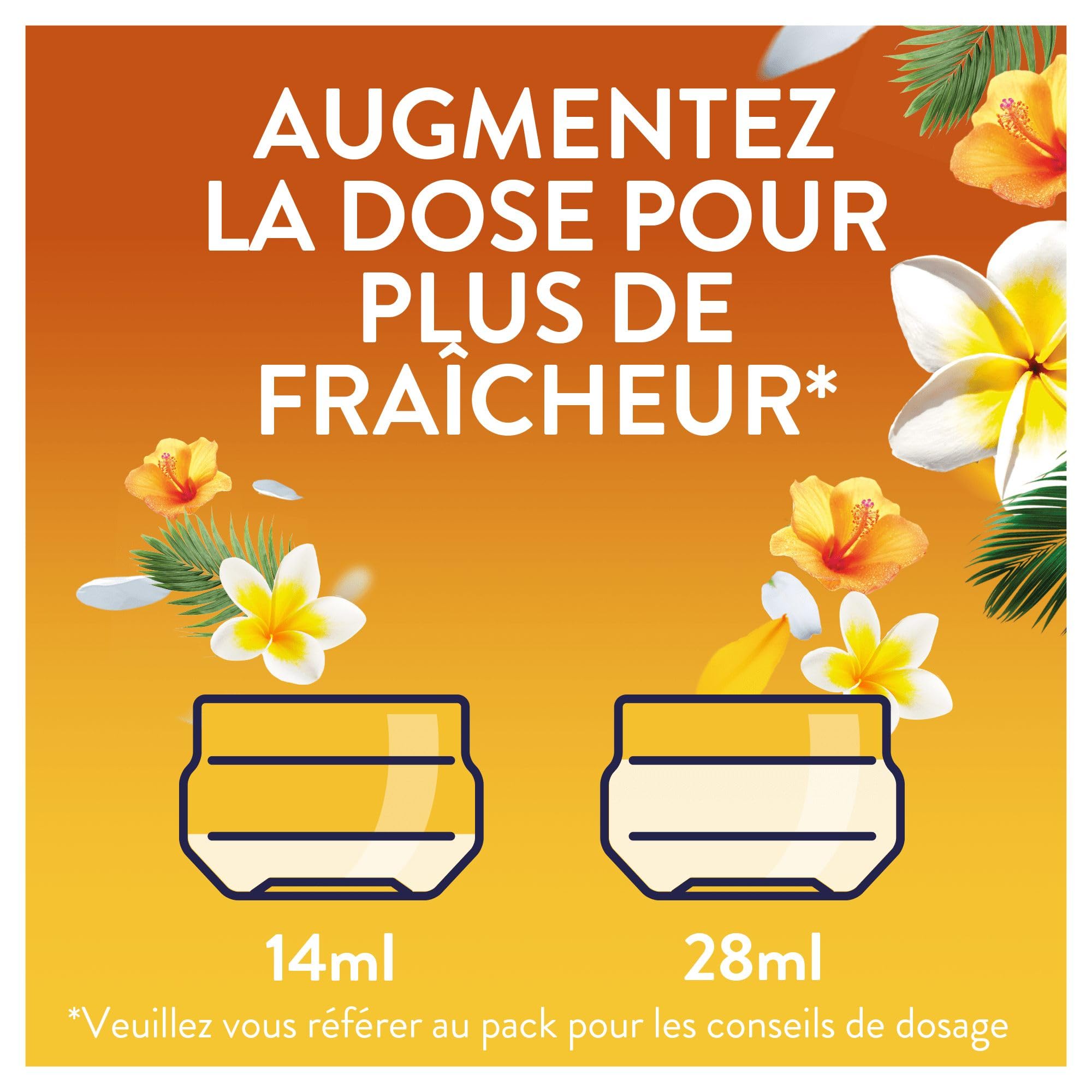 Lenor Fresh Air Adoucissant 216 lavages (36x6), Parfum Soleil Tropical, Protection Anti-Odeurs, Fraîcheur Ultra Concentrée, Fabriqué En France