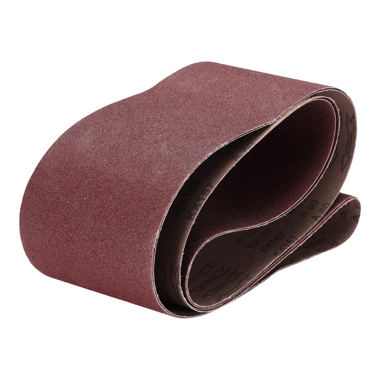 Bande abrasive 15,2 x 226,1 cm grain 60 papier abrasif ponceuse pour ponçage métal et bois