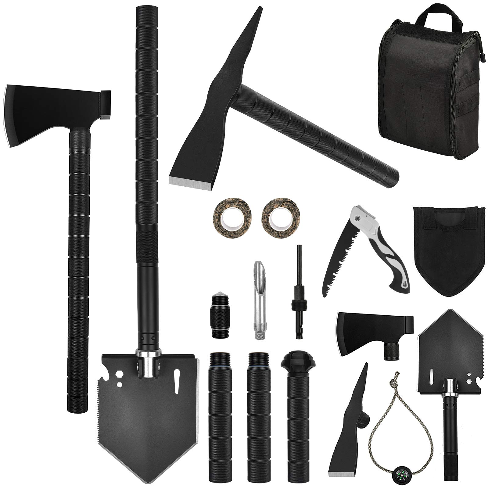 Buy FullLit Survival Shovel, OffRoading Tool Kit, Folding Shovel