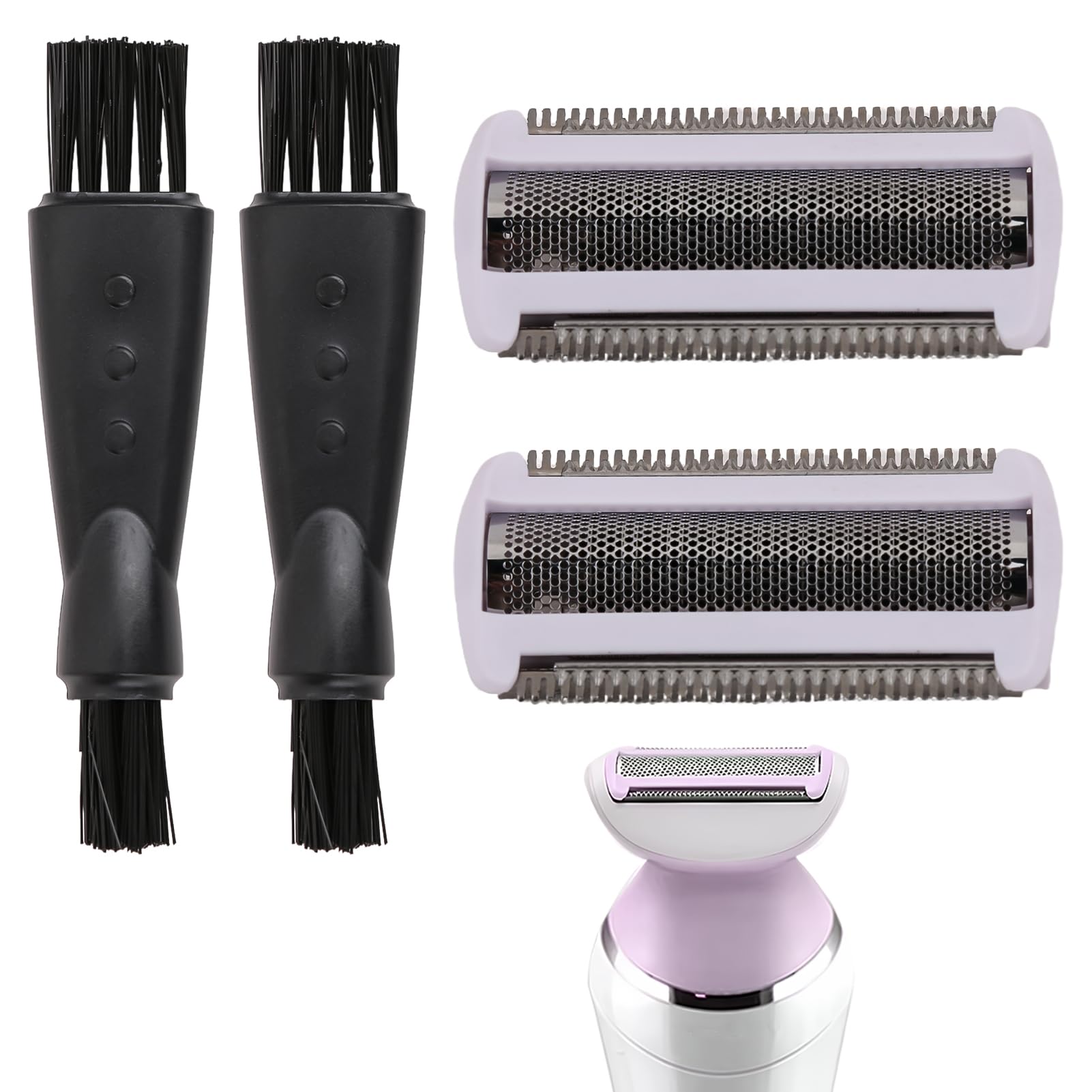 2 lame di ricambio per rasoio BRL130 BRL140 BRL175 BRL146 Bre620 Bre640 Bg2040 Bg2020 Wet & Dry Ladyshave - 2 lame da rasoio da donna