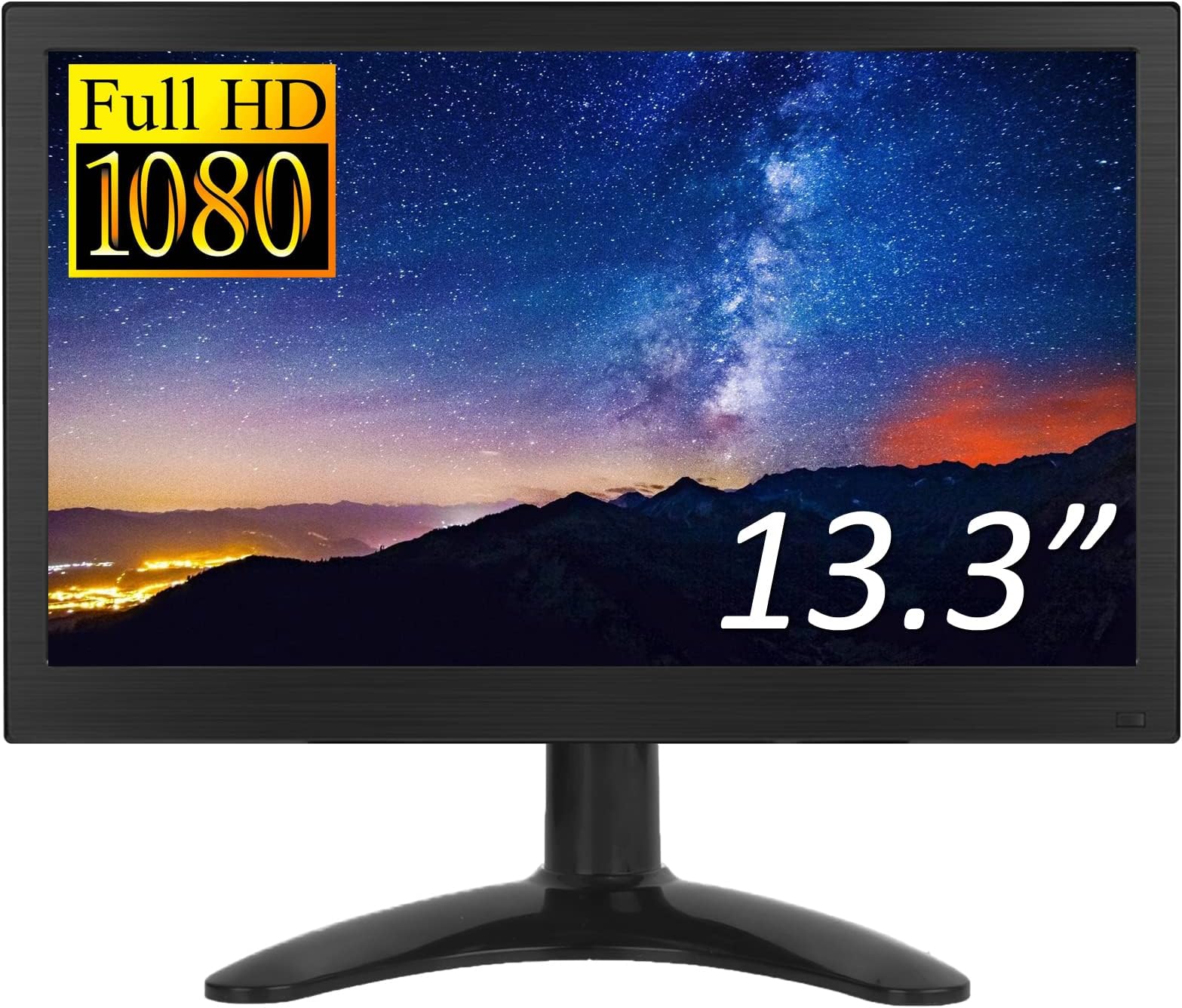 Thinlerain 13,3 Pollici Monitor HDMI Portatile 1366 x 768 schermo LED ...