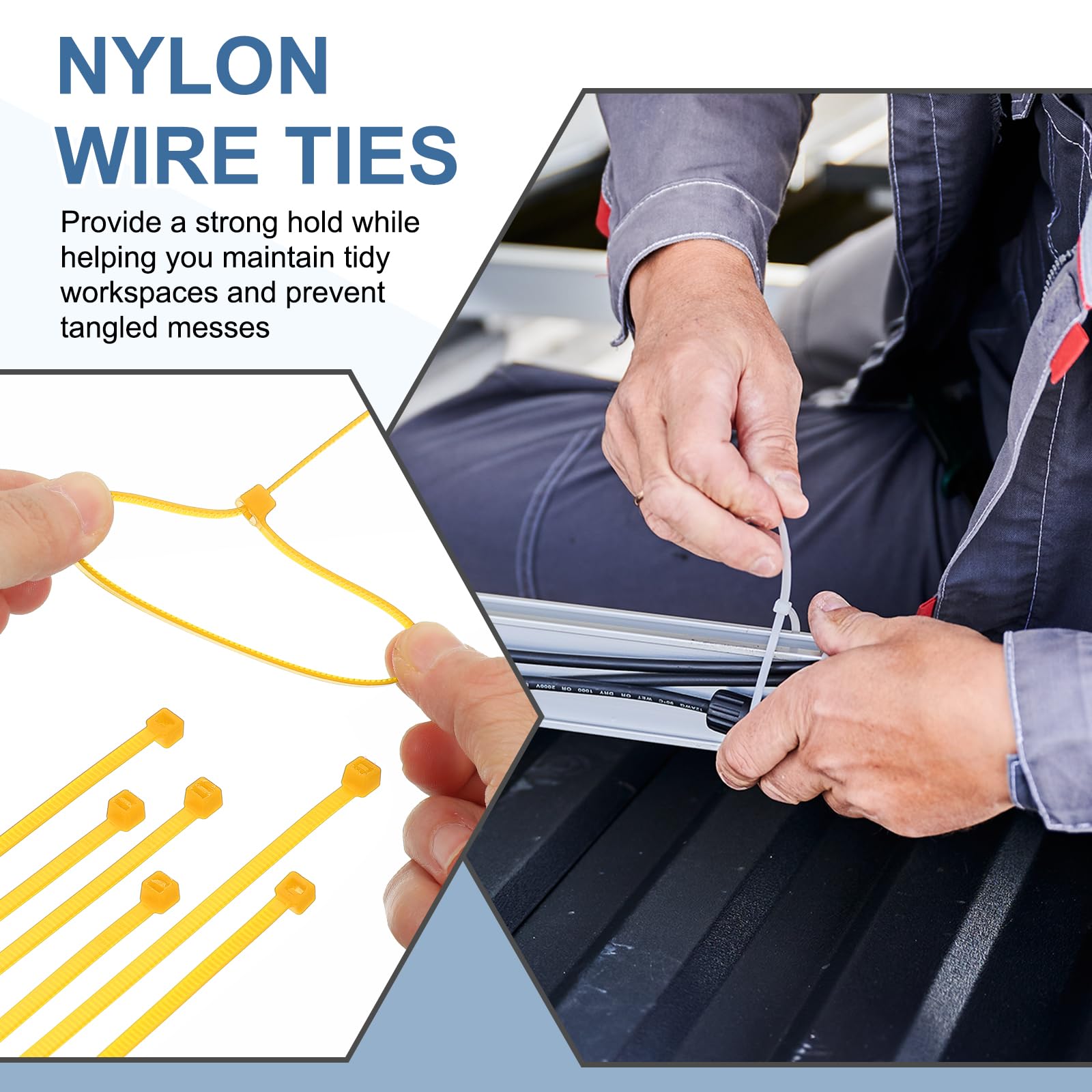 PATIKIL Cable Zip Ties 12 Inch - Image 4