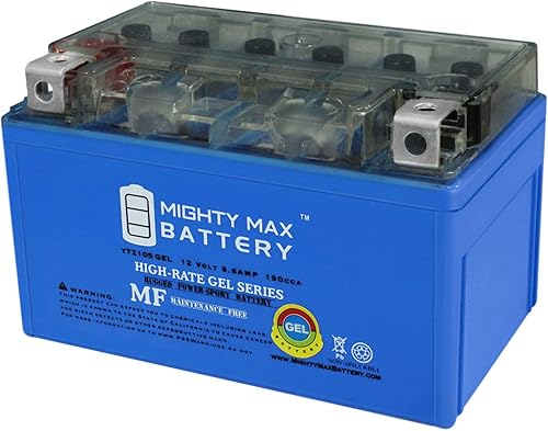 Mighty Max Battery Batería GEL 12V 8.6AH 190CCA para Yamaha 850 FZ-09 2016
