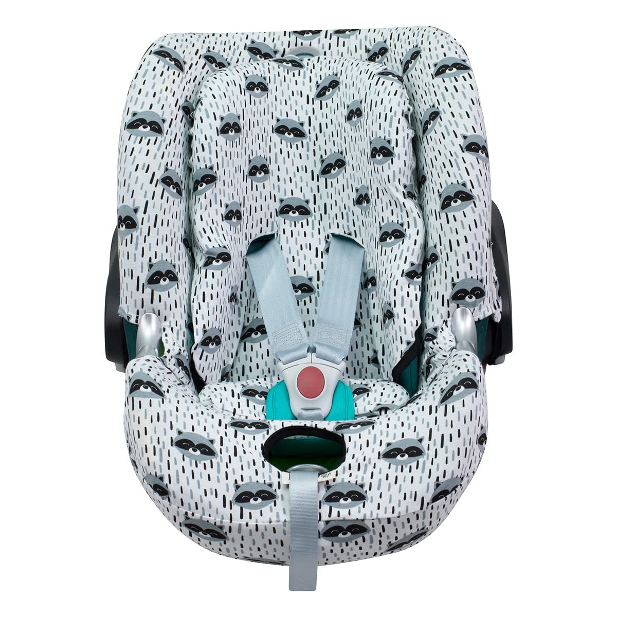 JYOKO KIDS Funda Compatible con Romer Kidfix II XP SICT kidfix2 S, Kidfix Z - Line (CON OJAL, FLUOR HEART) — view 12