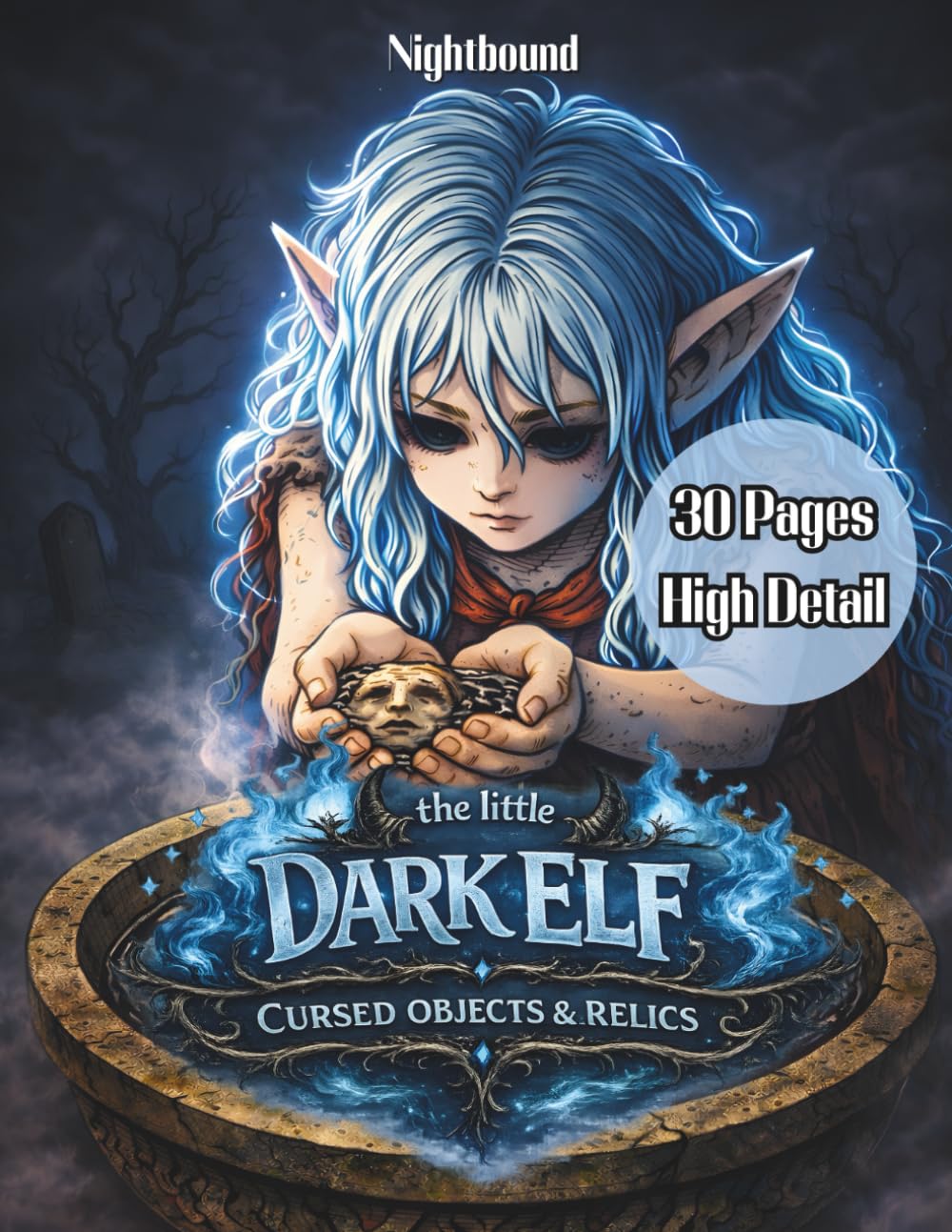 The Little Dark Elf – Cursed Objects & Relics Coloring Book