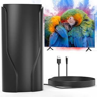 TV Antenna Indoor 2025, Antenna for Smart TV, Receive Stable and Large Number of Channels, Outdoor Antenna with Hooks, Digital Antenna for Smart tv Indoor. Outdoor Antenna Supports 4K 8K,1080p. - Amazon product rated Grade C