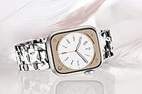 Vista 57 de Lightweight Resin Band For Apple Watch Series 11 10 SE 9 8 7 6 5 4 3 2 1 Ultra 3 2, Fashion Adjustable Replacement Strap for iWatch Bands 38mm 40mm