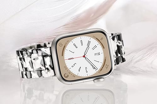 Miniatura 57 de Lightweight Resin Band For Apple Watch Series 11 10 SE 9 8 7 6 5 4 3 2 1 Ultra 3 2, Fashion Adjustable Replacement Strap for iWatch Bands 38mm 40mm