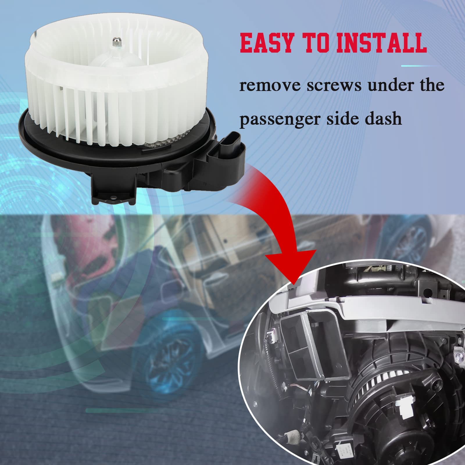 Motor del ventilador de CA con ventilador