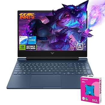 「美品」Victus by 15 i5-12450H 16GB RTX 3050 Amazon.com: HP Victus 15 i5 Gaming Laptop | 15.6
