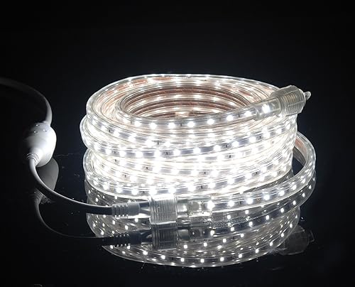 Miniatura 2 de CBConcept SMD3528 manguera plana de luces LED 65 pies 120 voltios Ideal para decoraciones de navidad interioresexteriores luz de techo cocina Luces