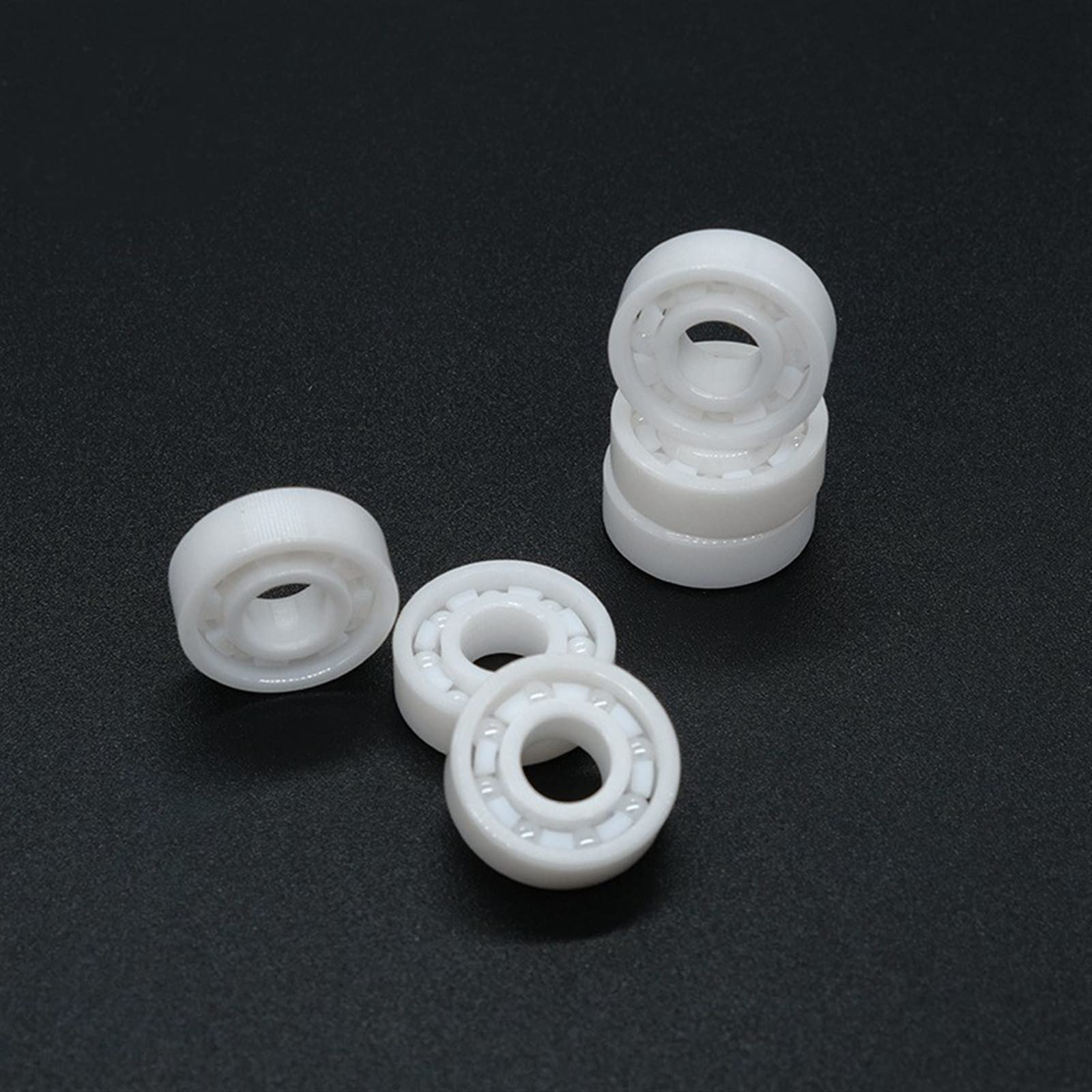 Roulement en céramique hybride complet en céramique lisse 623 MR115 MR105 MR117 MR137 MR104 MR106 688 R188 MR63 MR74 MR84 MR95 MR85 MR128 ZZ 1 pièces (Color : Full Ceramic, Size : 688 8x16x5mm)