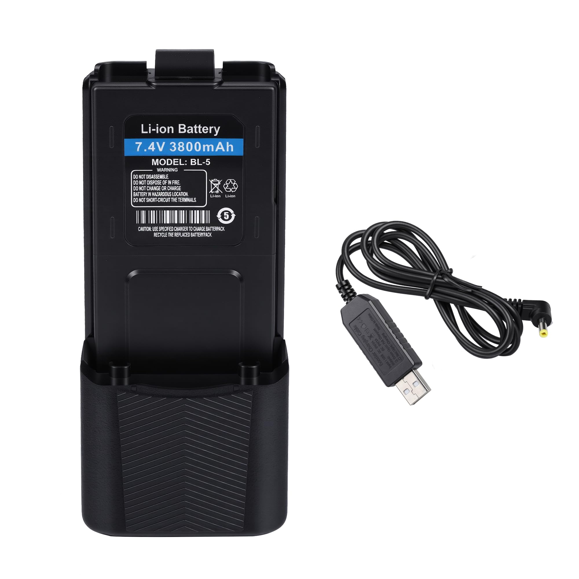 BL-5 3800mAh 7.4V Replacement Battery for Baofeng BF-8HP BF-F8HP BF-F8 Plus