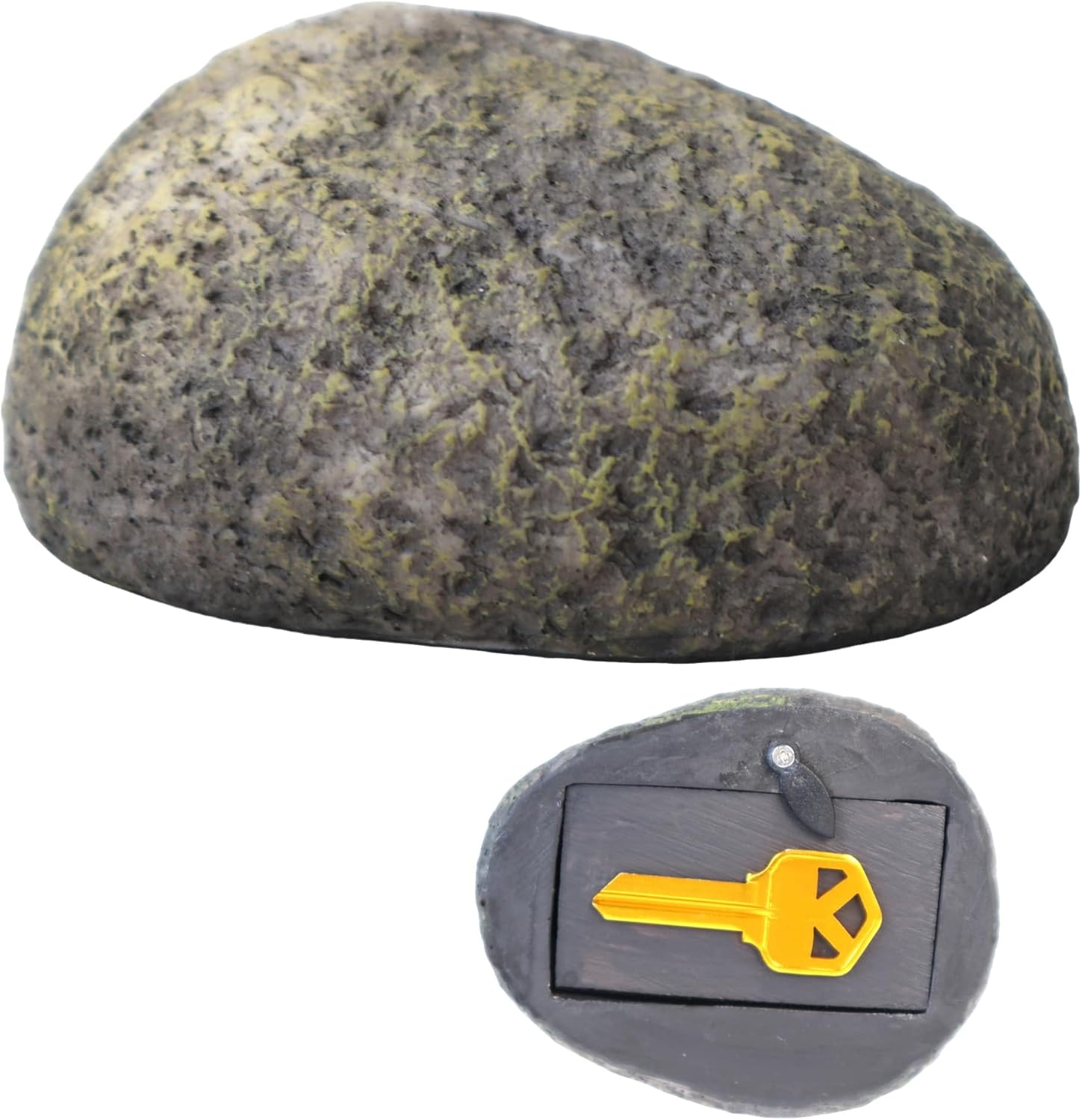 Hualayou Hide a Key Outside Rock Decorative Key Hiders Holder Lockbox ...