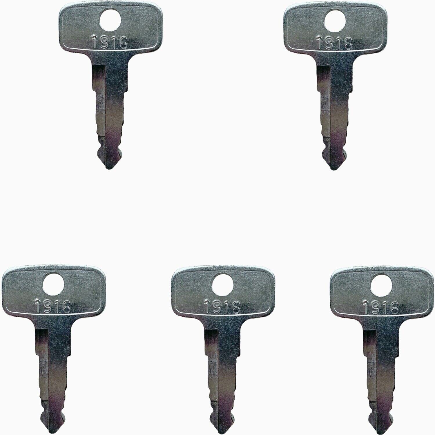 Five KeyPower Yamaha Golf Cart Ignition Keys