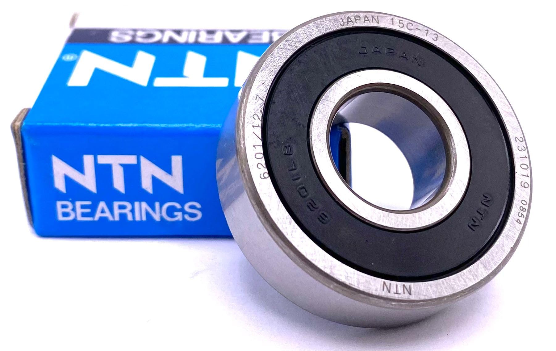NTN Japan 6201 LLB 12.7 Ball Bearing, Rubber Sealed 6201 2RS 1/2