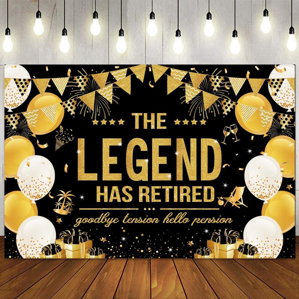 The Legend Has Retired Banner - Image 2