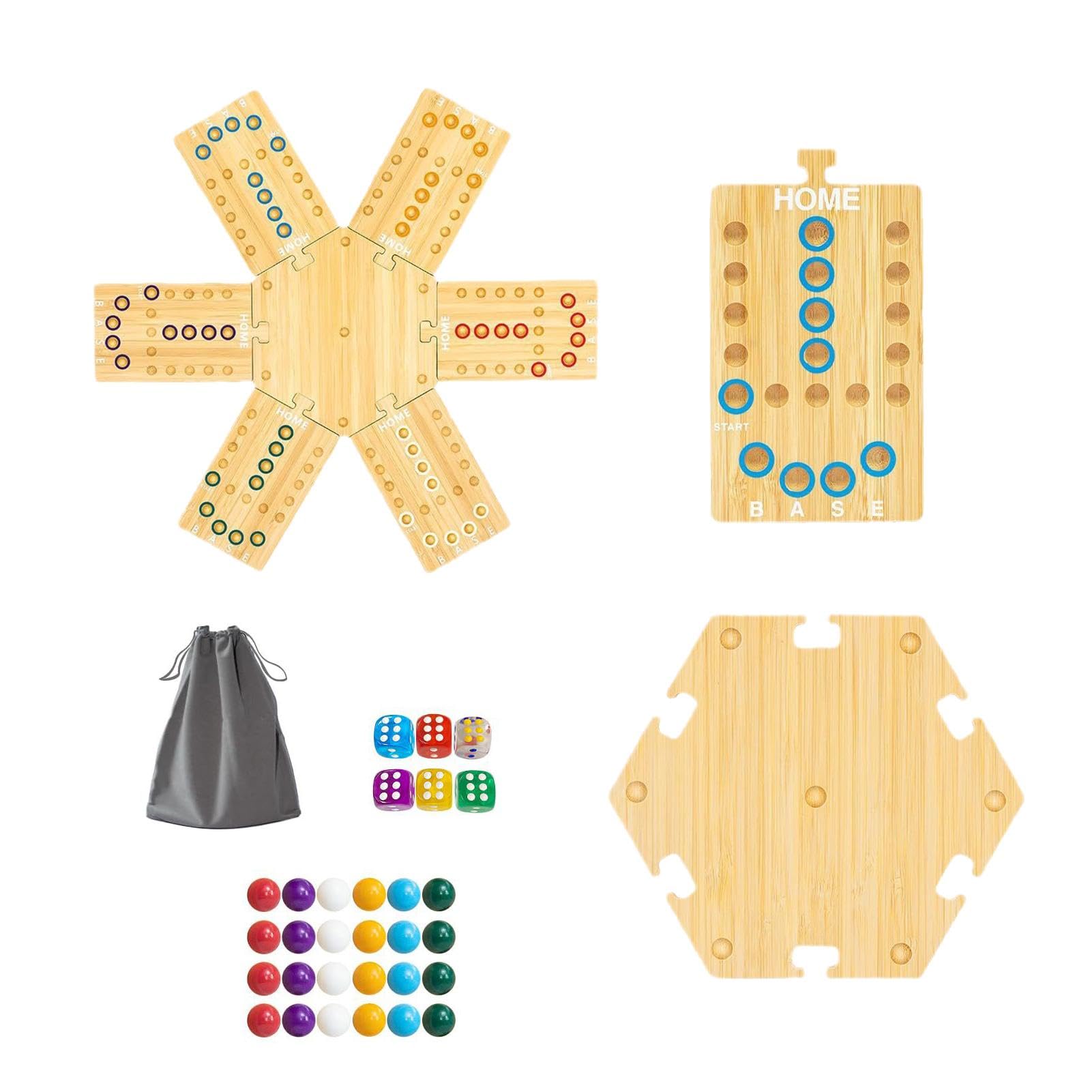 Gioco da tavolo per donne cinesi, gioco da tavolo in legno,Gioco di scacchi classico a doppia faccia | Vassoio da gioco da tavolo per feste in casa, viaggi, picnic scolastici