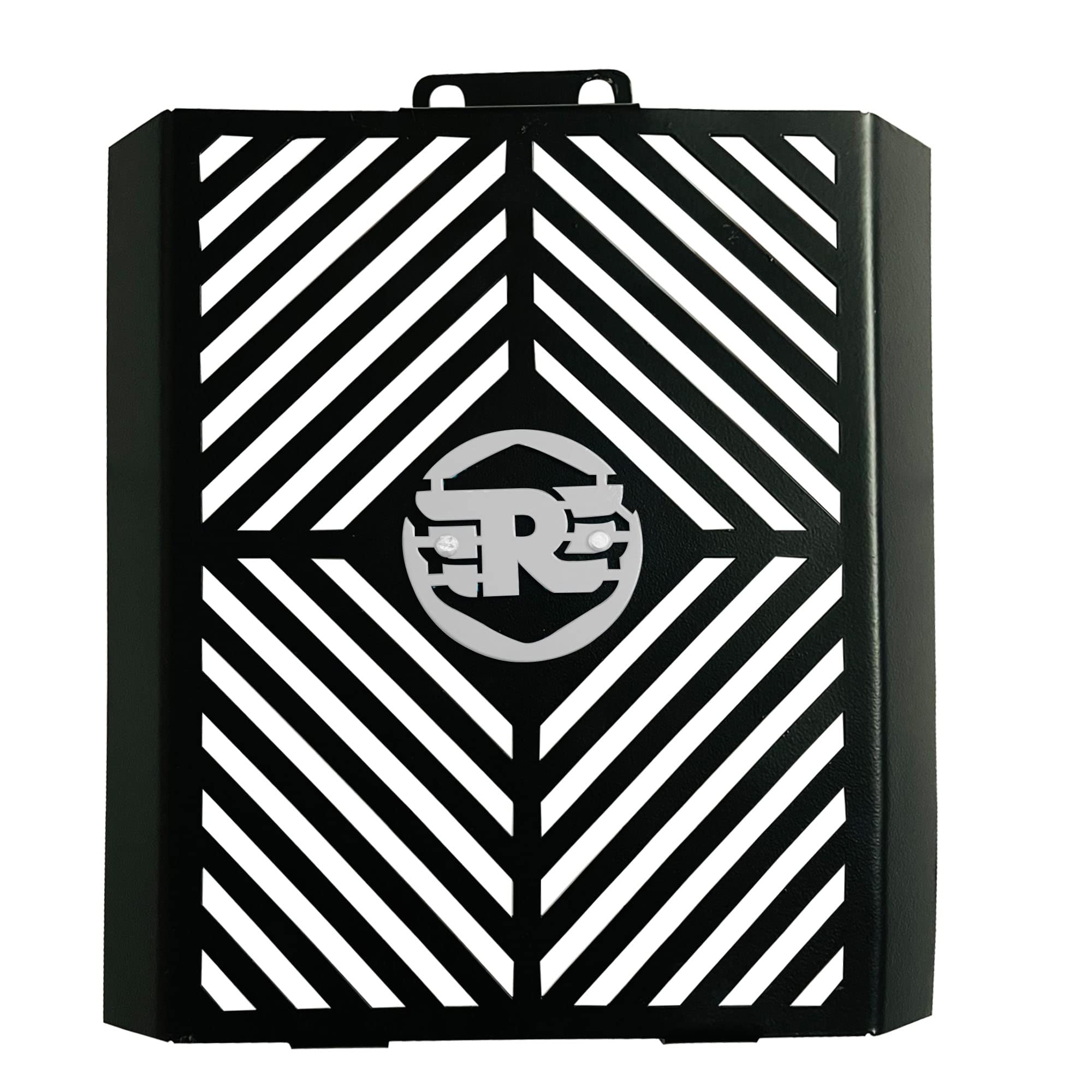 Vagary Radiator Guard for Royal Enfield Interceptor/Royal Enfield GT 650 (Silver) (Heavy)