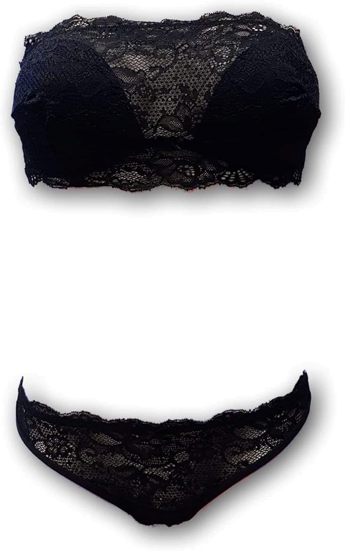 Fascia in pizzo nero Clearance