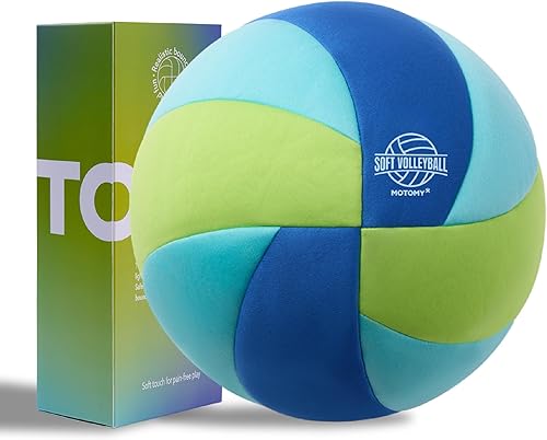 Pelota de voleibol suave, pelota de entrenamiento interior sin dolor para niños y jóvenes, superficie extrasuave con rebote realista, pelota