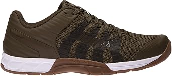 INOV-8 Men's Multipurpose Lightweight Trail Running Cross Training F-Lite 260 Knit Shoes, Khaki/Gum, 12