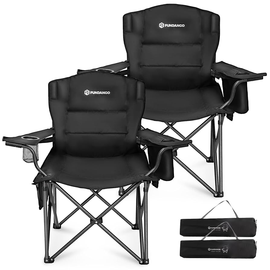 FTC_  CAMPING CHAIR キャンピングチェア_ BLACK無地黒 FTC_ CAMPING CHAIR キャンピングチェア_ BLACK無地黒 Black