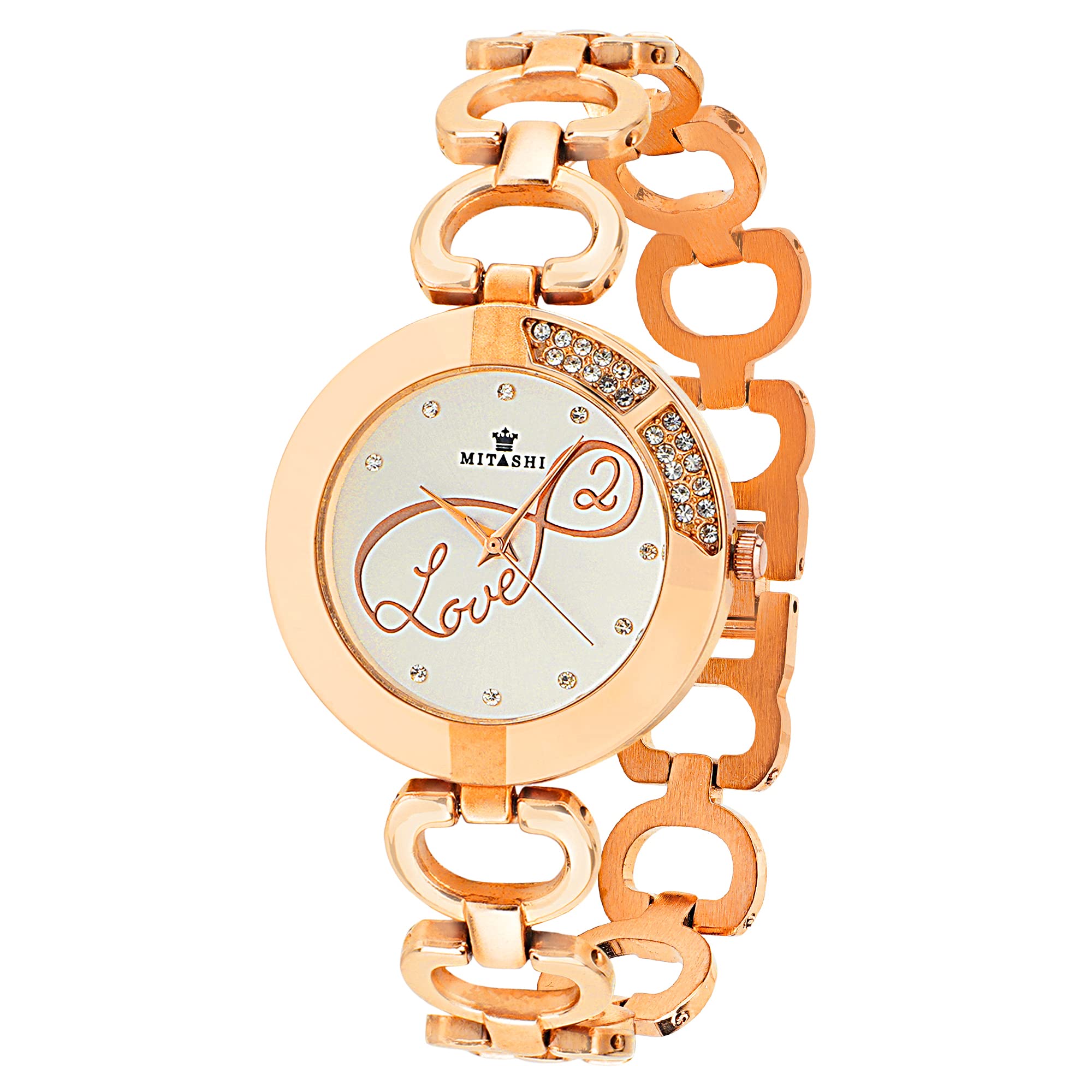 MITASHI Analog Womens Wrist Watch (Golden) (B0B7XRGHDH) Amazon Price History, Amazon Price Tracker