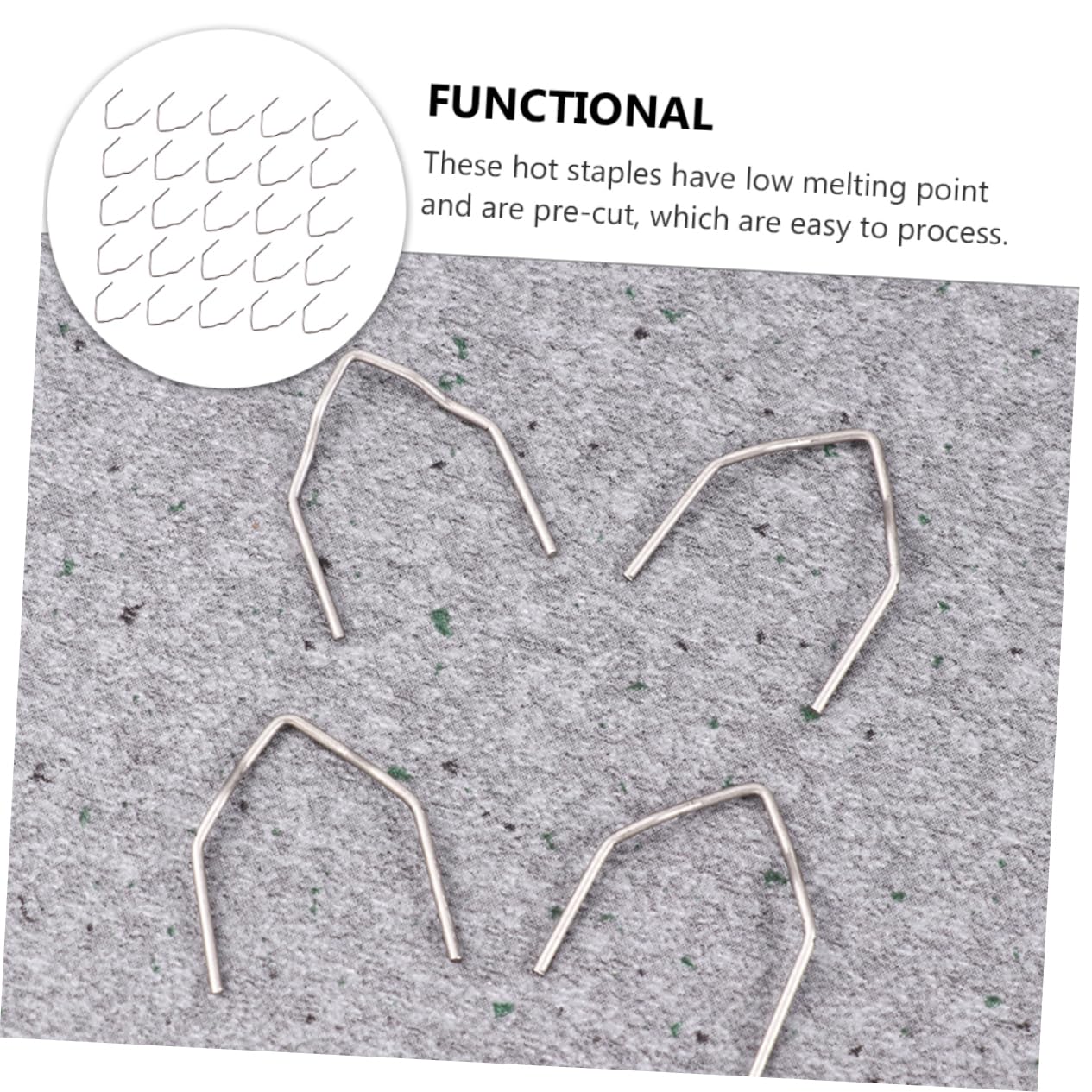 NULYLU Auto Bumper Repair Staple Welding Rods 1000pcs Car Accessories Abs Plastic Repair