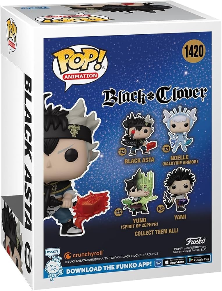 ブラッククローバー FUNKO POP フィギュア Amazon.com: Funko POP! Animation: Black Clover - Asta with