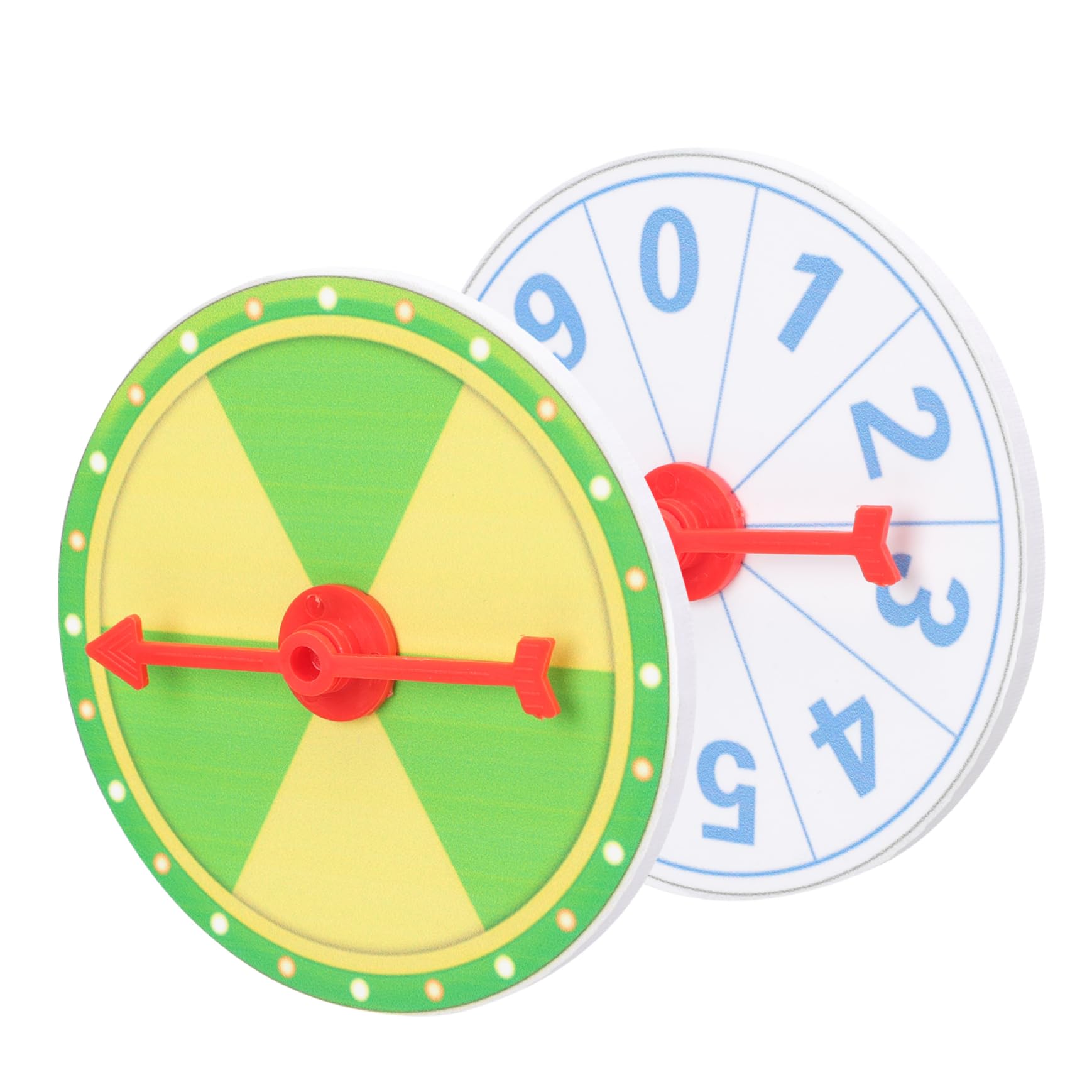 Zerodeko Lot De 2 Flèches De Roue Vierges Arc-en-ciel Pour Jeux De Société, Fêtes, Activités En Salle De Classe