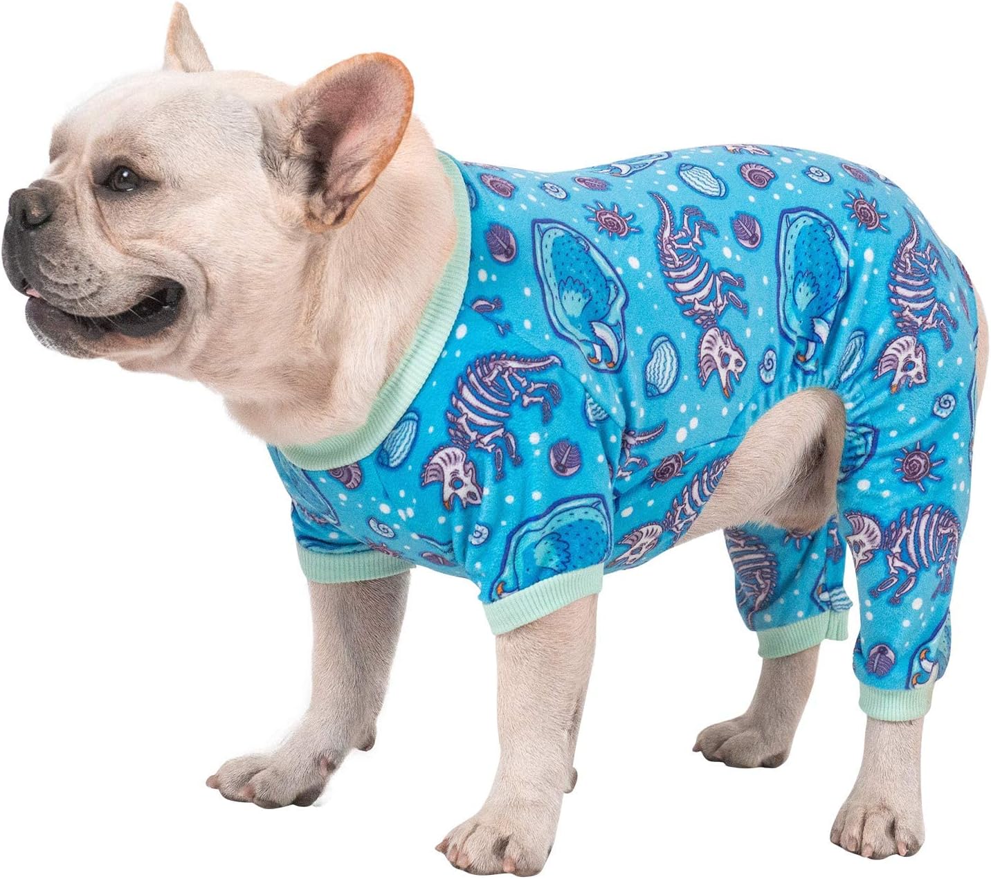 CuteBone Dog Pajamas Christmas Clothes Pjs for Small Dogs Shirts P132M