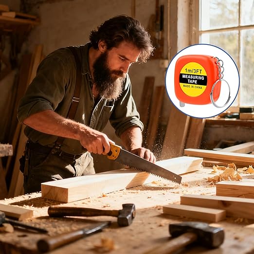 8 Cintas Métricas Retráctiles de 3 pies con Cierre Deslizante miniatura 5
