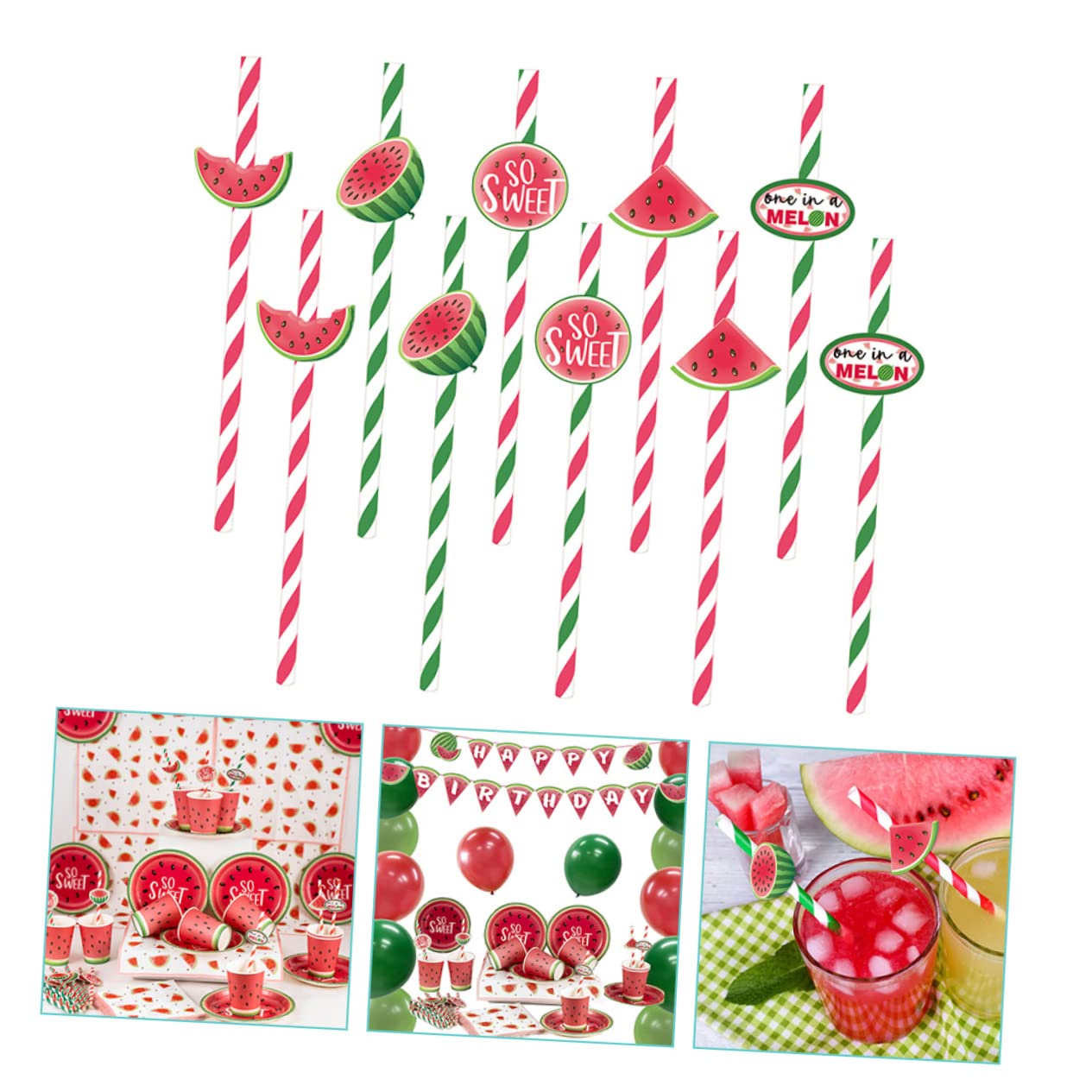 160pezzi Decorative Anguria Per Usa Compleanni e Hawaiani Party Favors Divertenti e Creativi