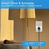 Vista 7 de Z-Wave - Enchufe inteligente Zwave serie 800, extensor de rango de repetidor integrado, requiere concentrador Z-Wave, compatible con Smartthings