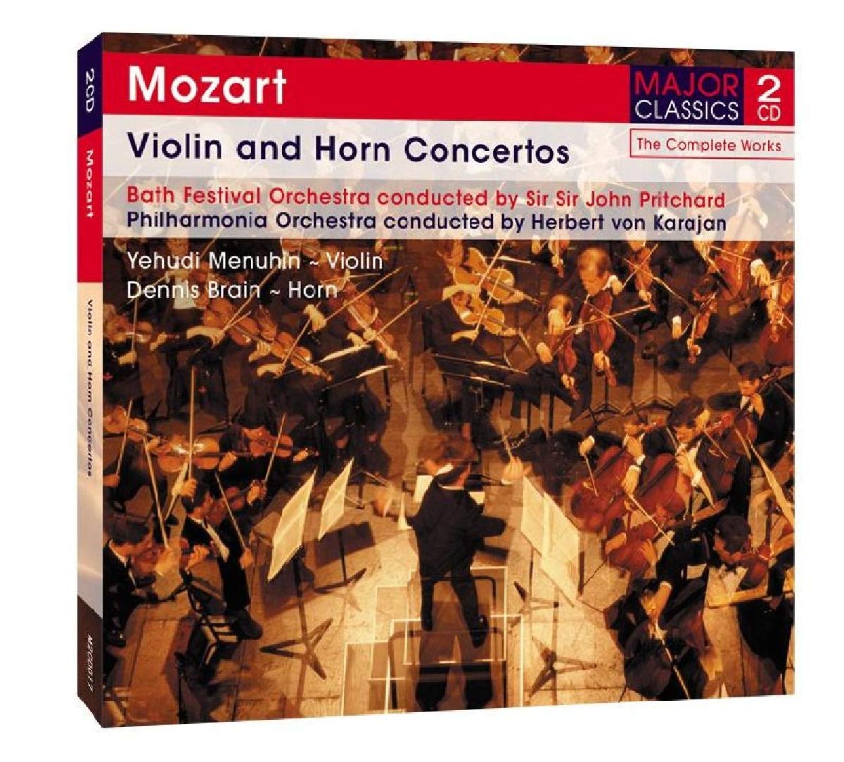 Mozart: Violin And Horn Concertos [Double CD]