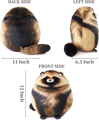 Miniatura 3 de Cat Plush Body Pillow Fox Plush Pillow Raccoon Plush Pillow Cute Stuffed Animals Soft Plushies Kitten Plush Throw Pillow Doll Big Plush Toys Gift