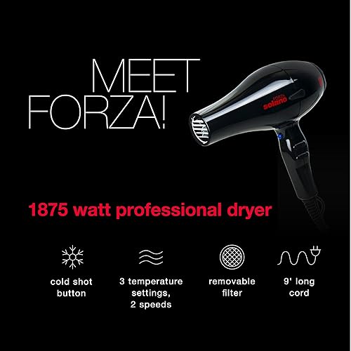 Miniatura 2 de Solano Secador de pelo de cerámica de secado ultra rápido Forza 1875W