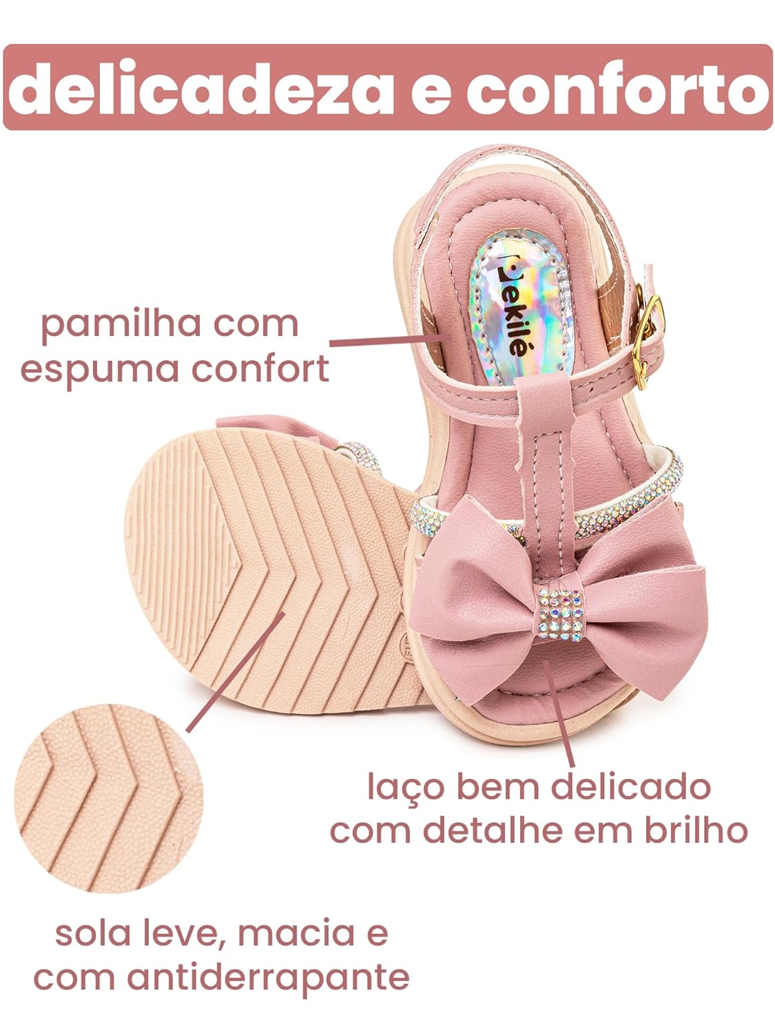 Sapatos Infantil Menina Bebê com Detalhes Brilhantes e Laço, Sola Antiderrapante Confortável 20 ao 27 em promoção! Veja a oferta e mais achadinhos de Sandálias & Chinelos Infantis 3 Hoje é o melhor dia para comprar Sapatos Infantil Menina Bebê com Detalhes Brilhantes e Laço, Sola Antiderrapante Confortável 20 ao 27 com aquele preço maroto! Promoção! Aproveite a oferta! 3