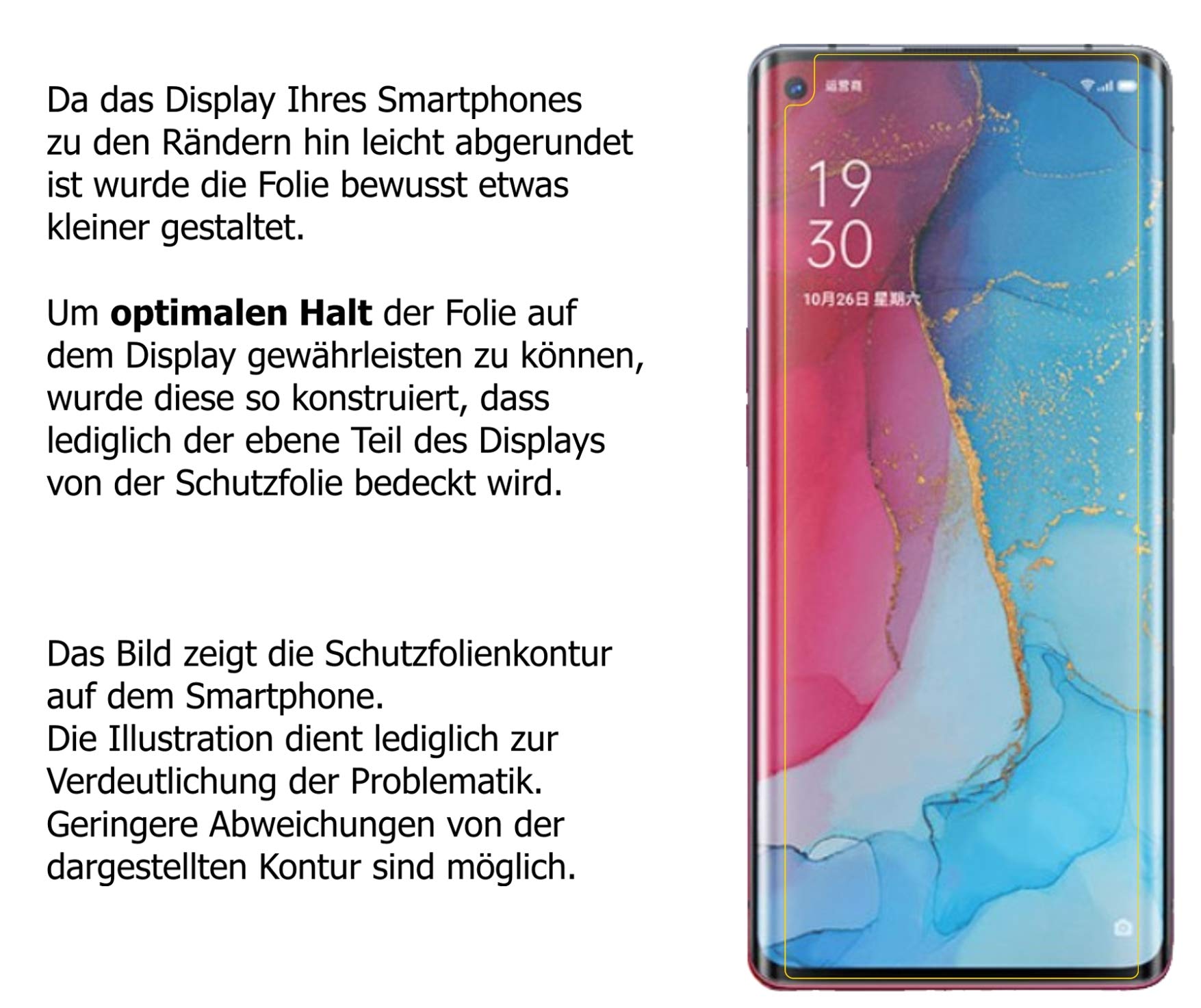 DIPOS - 2x Pellicola Protettiva Antiriflesso Compatibile Con Oppo