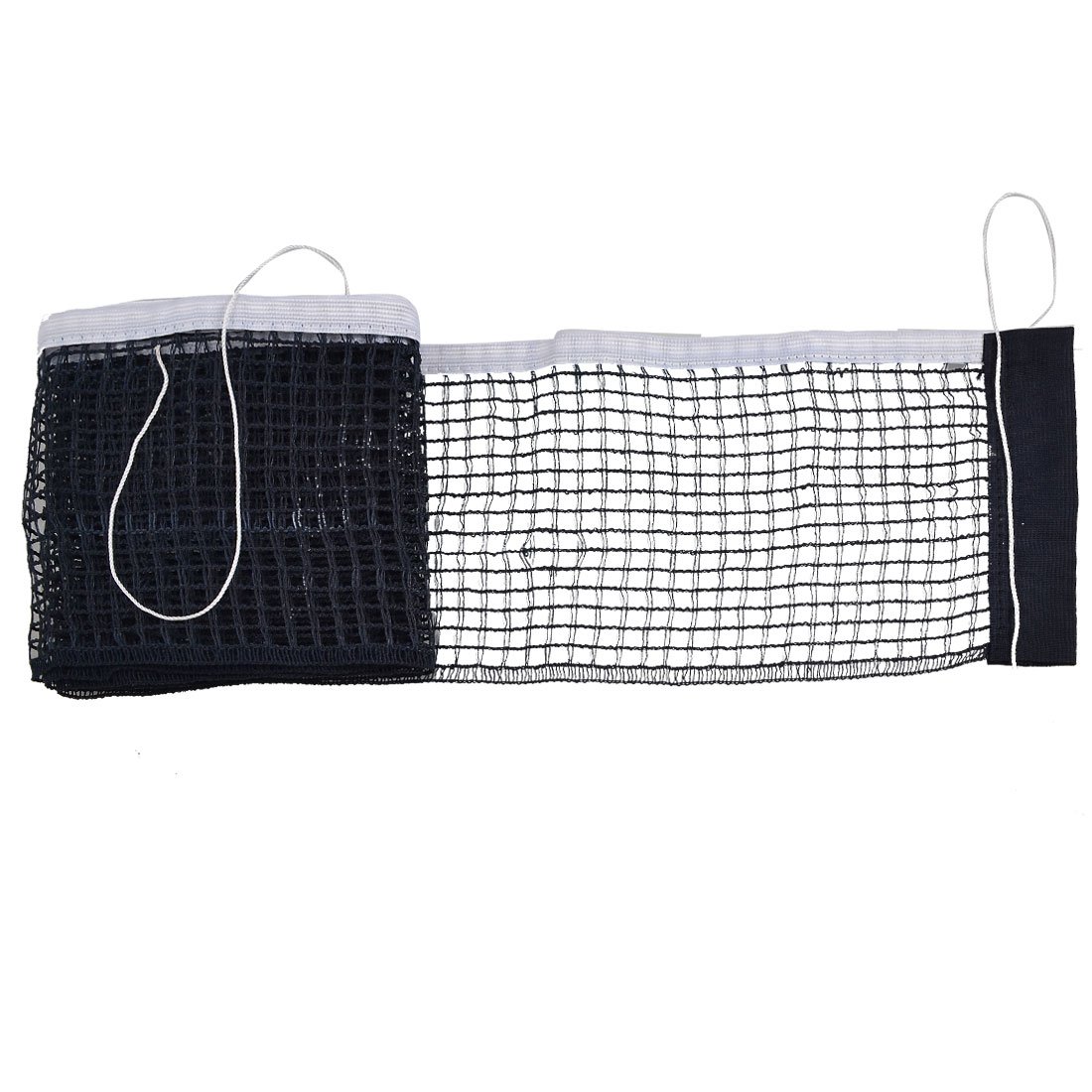 uxcell Replaceable Black White Nylon Polyester Sports Table Tennis Net