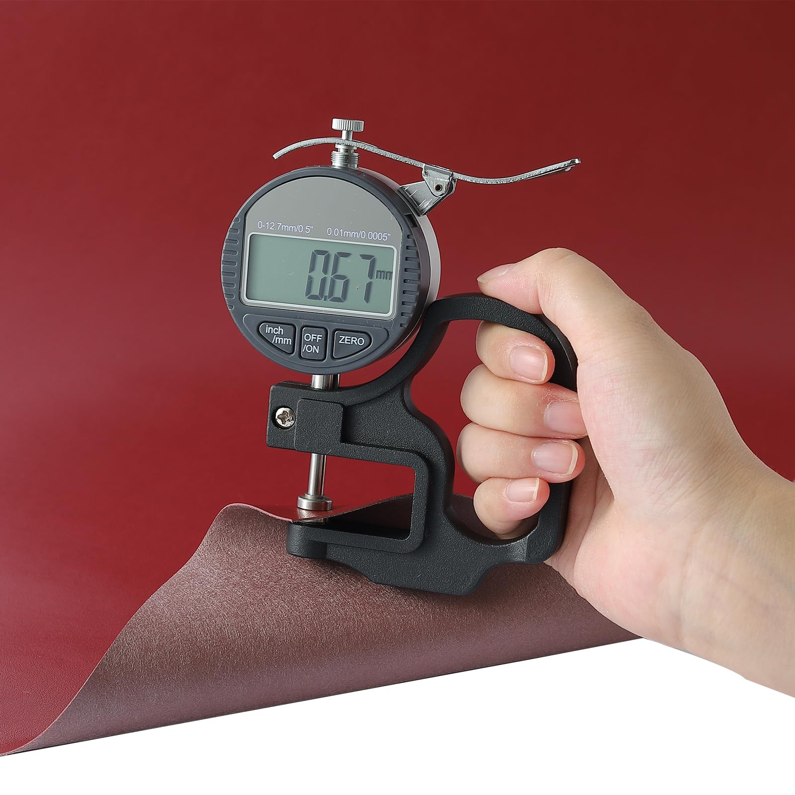 WooquPU Leather Book Cloth, Polyurethane Coated and Non-Woven Base, Leather-Like Look, Soft, 17x29”, for Book Binding, Casco Grain, Black