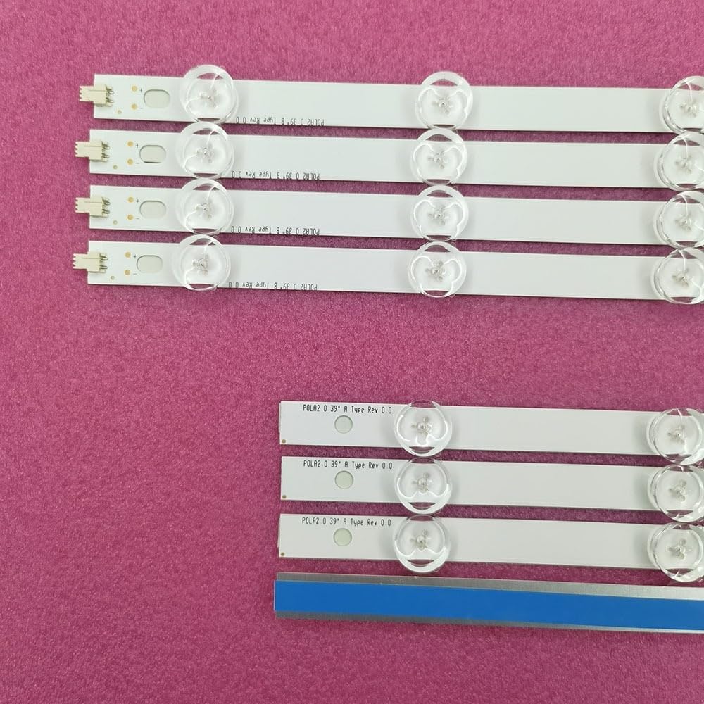 Compatible with 8 PCS Backlight Bar Models 39LN 39LA 39LA620S 39LN540V 39LN5300 39LN5400 HC390DUN-VCFP1-21XX POLA2.0 39 for Enhanced Display
