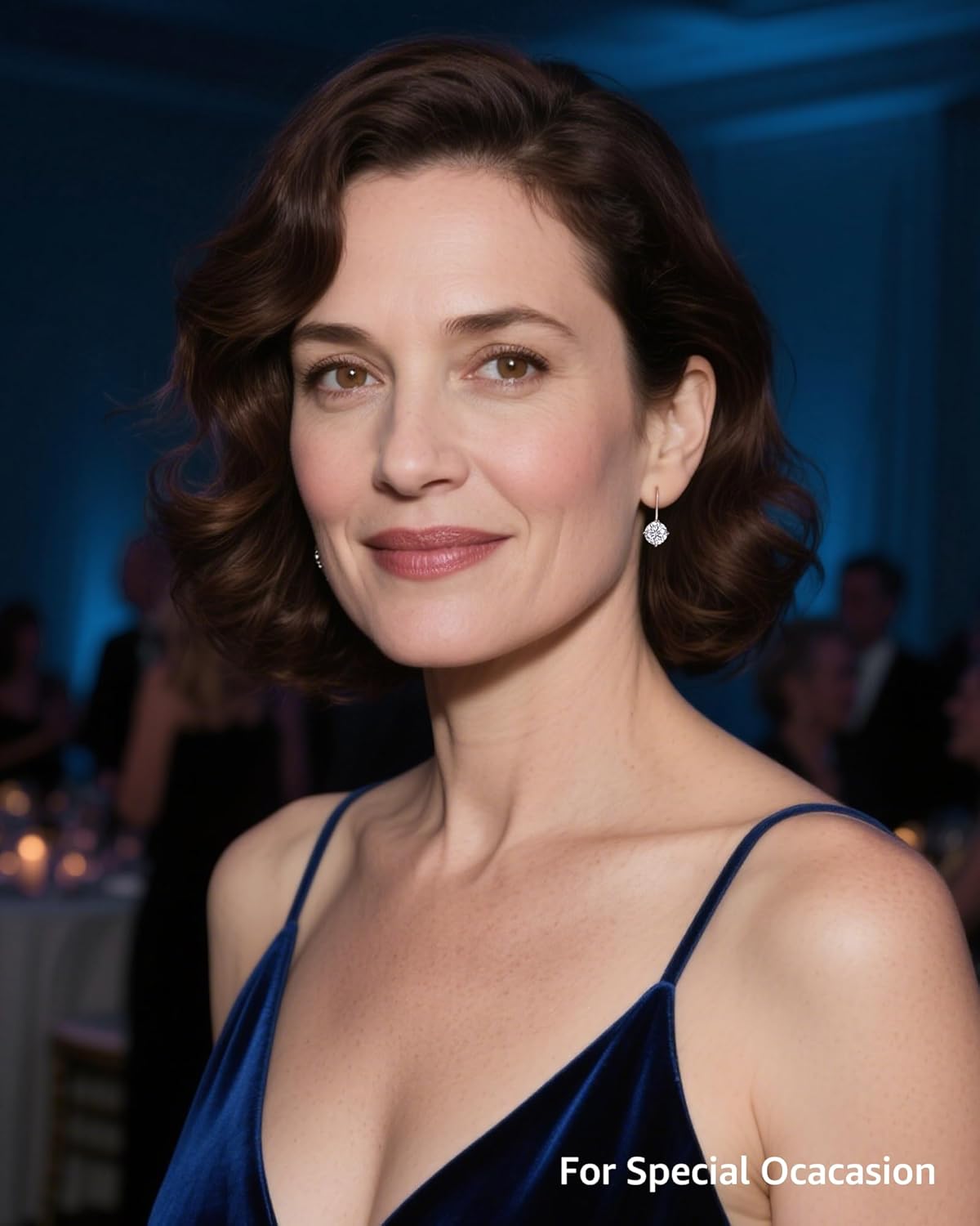 Moissanite Dangle Earrings for Women, 925 Sterling Silver Earrings, 18K White Gold Plating earrings for Women - Image 3