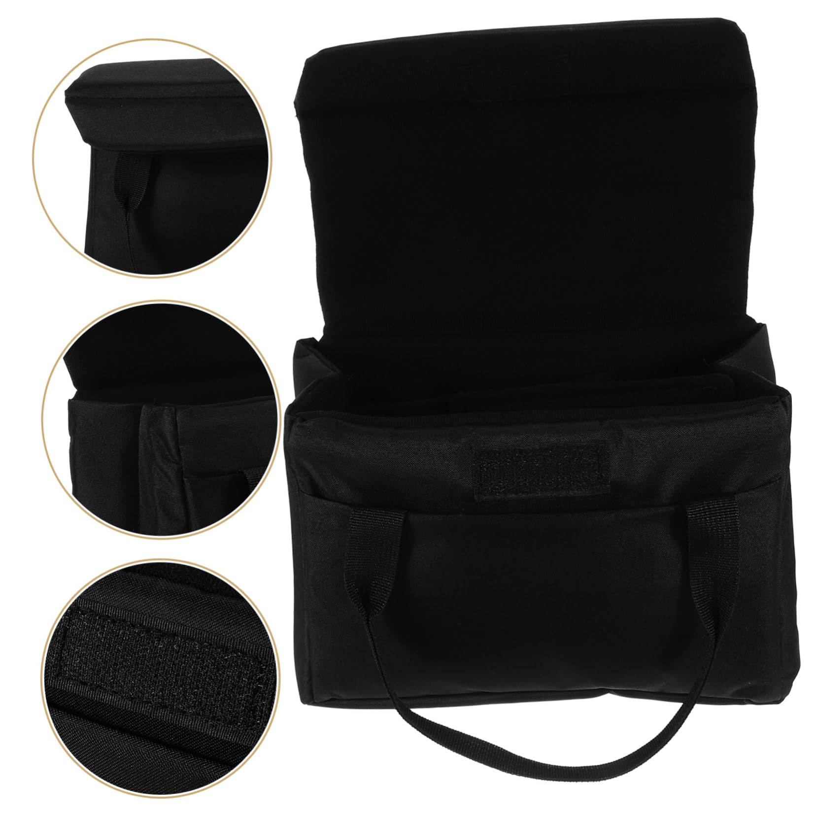Artibetter Custodia Imbottita per Fotocamera Scomparti Regolabili Borsa Pieghevole in Poliestere per Attrezzatura Fotografica