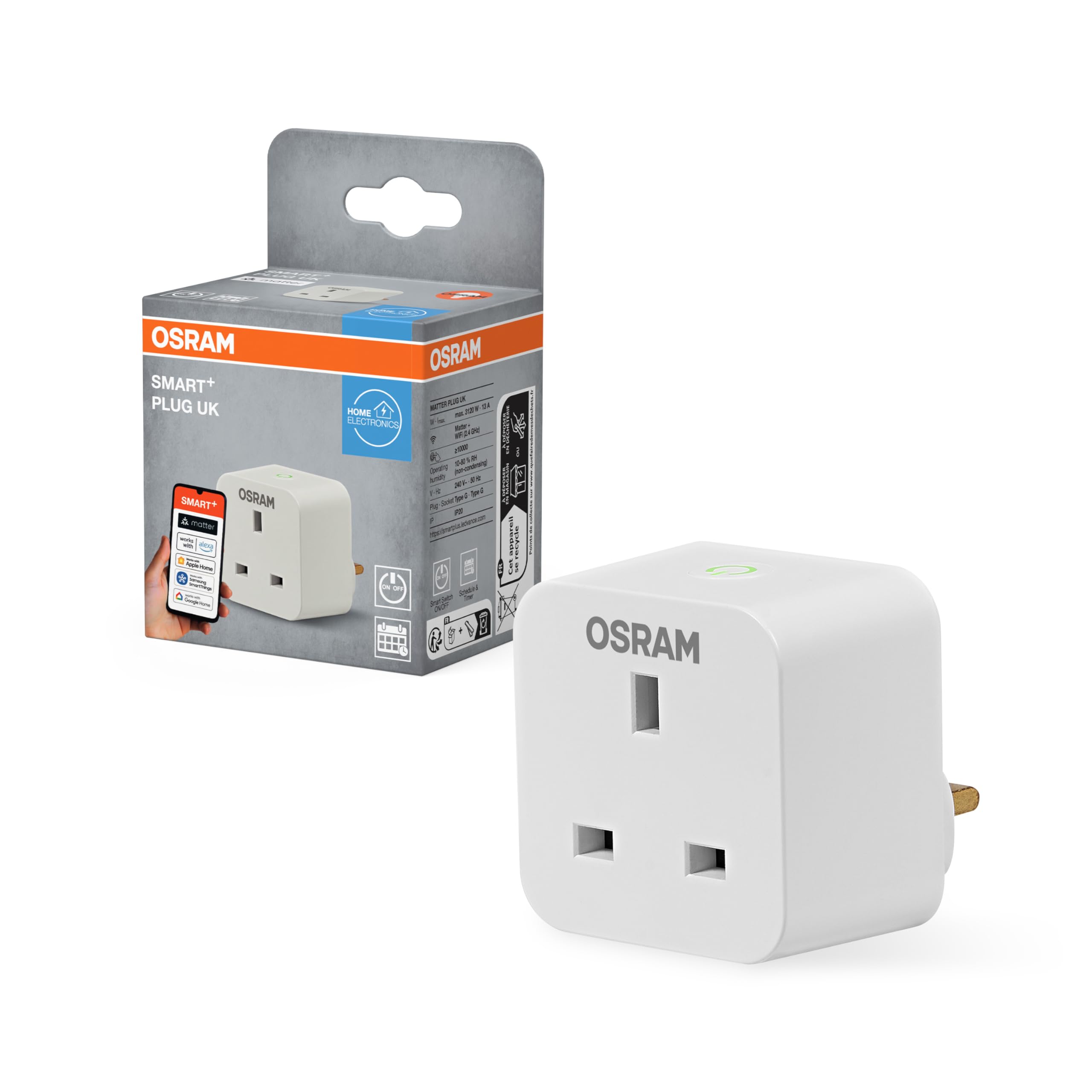 LEDVANCE SMART MATTER Outdoor Plug, prise extérieure compacte avec